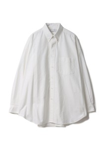 Oxford L/S Oversized B.D Shirt - WHITE (GM261-50021B)