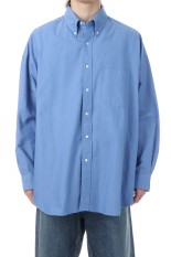 Oxford L/S Oversized B.D Shirt - SAX (GM261-50021B)