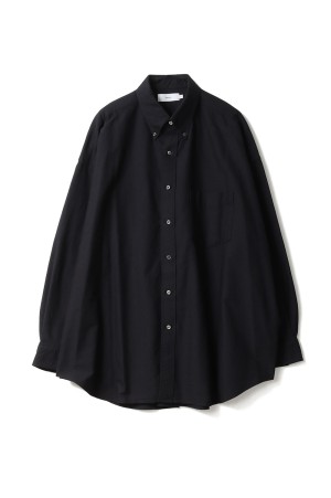 Oxford L/S Oversized B.D Shirt - BLACK (GM261-50021B)