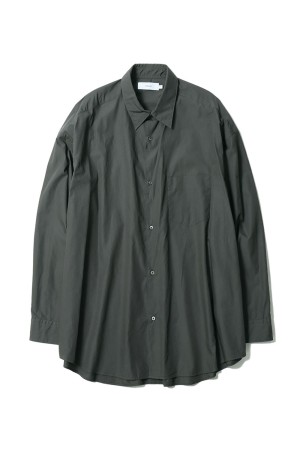 Broad L/S Oversized Regular Collar Shirt - C.GRAY (GM261-50001B)