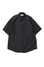Broad S/S Oversized Regular Collar Shirt - BLACK (GM261-50003B)