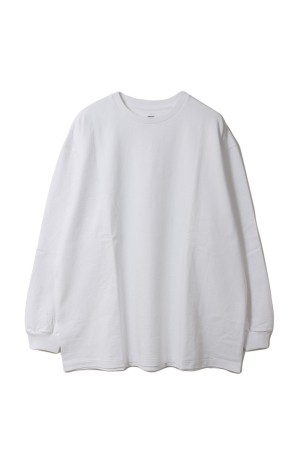 Heavy Weight L/S Oversized Tee - WHITE (GM261-70138B)