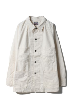 Vintage Twill Raglan Sleeve Coverall - Natural (1019095)