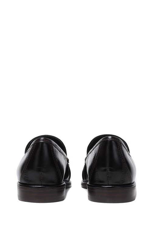 Squaretoe Gather Loafers - DARK BROWN (12521007) | セレクト