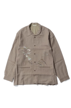 LOWER POCKET SOUVENIR SHIRTS (Long-sleeve) / MOREL (261OJ-SH14)