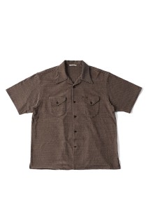 MALTI STRIPED SPORTS SHIRTS / COFFEE (261OJ-CT12)