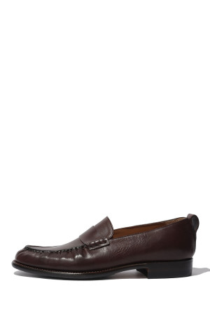 The Harrow ARTISAN LEATHER FLAT SADDLE LOAFER / COGNAC (261OJ-FW05)