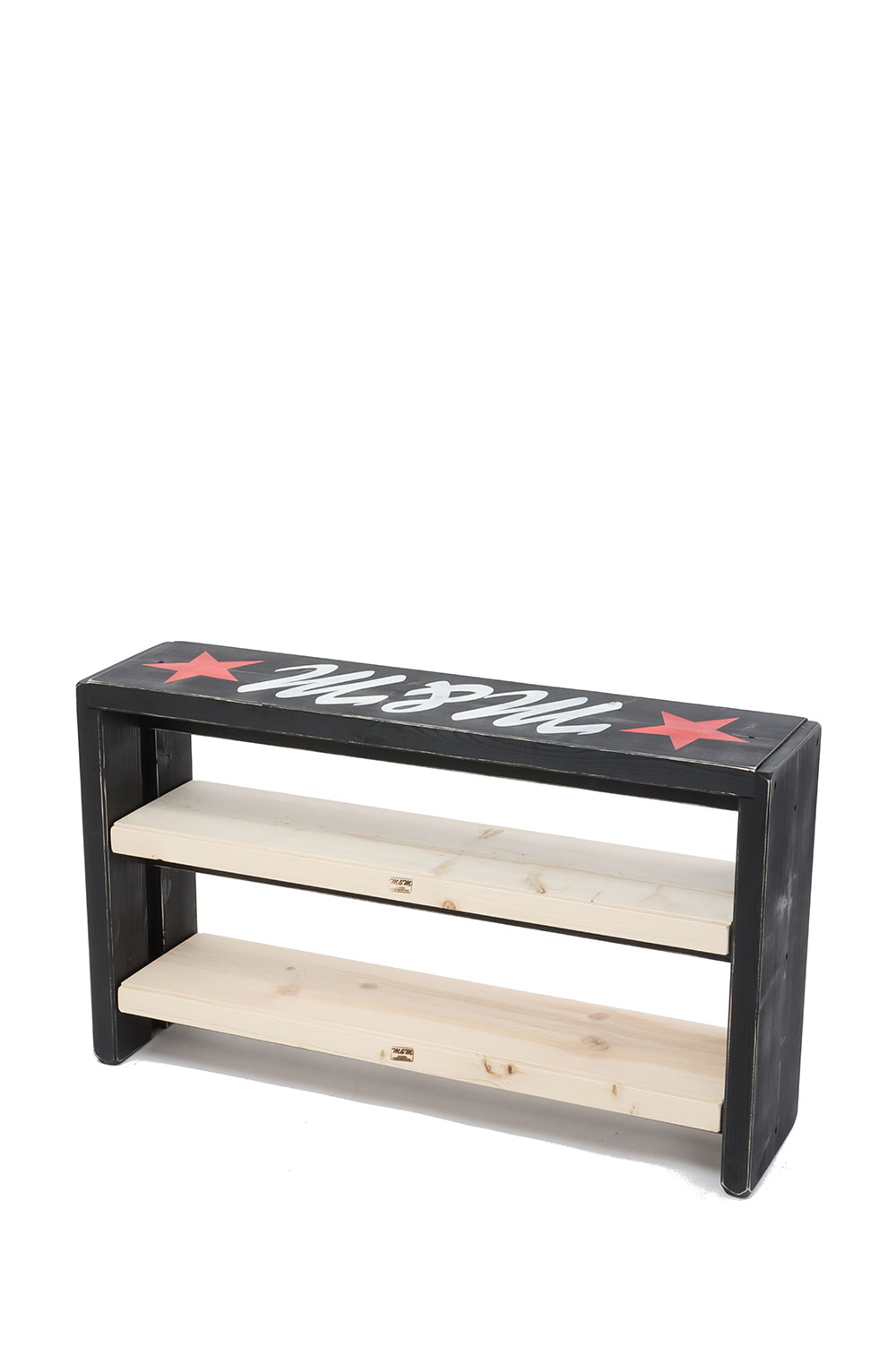 棚ベンチ2段（900フラット）- BLK/RED/WHT | セレクトショップ