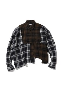 HALF-BUTTON SHIRT - FLANNEL-1 (OP-544)