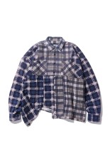 HALF-BUTTON SHIRT - FLANNEL-3 (OP-544)