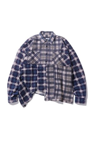 HALF-BUTTON SHIRT - FLANNEL-3 (OP-544)