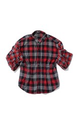 GATHERED SHIRT - FLANNEL-2 (OP-532)