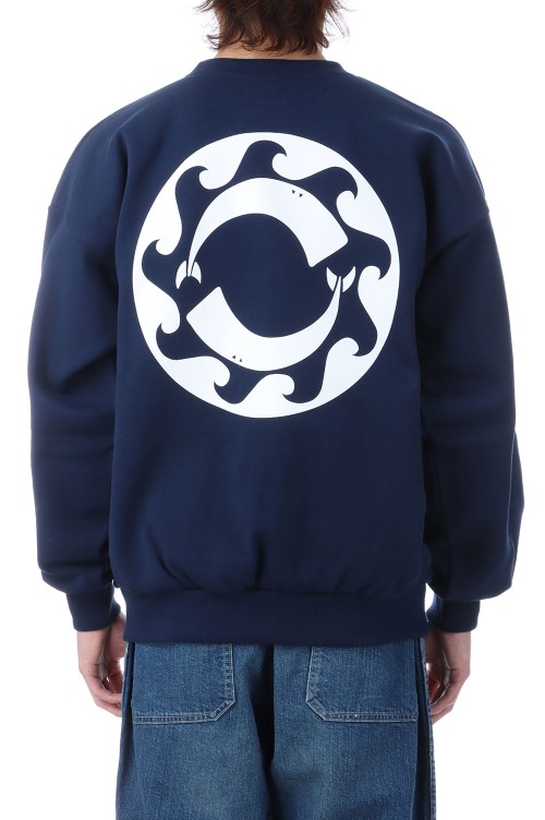 w*t様 Descendant [VORTEX CREW NECK - NAVY SPOT ] VORTEX CREW NECK - NAVY (252ATDS-CNM01S) | セレクトショップ