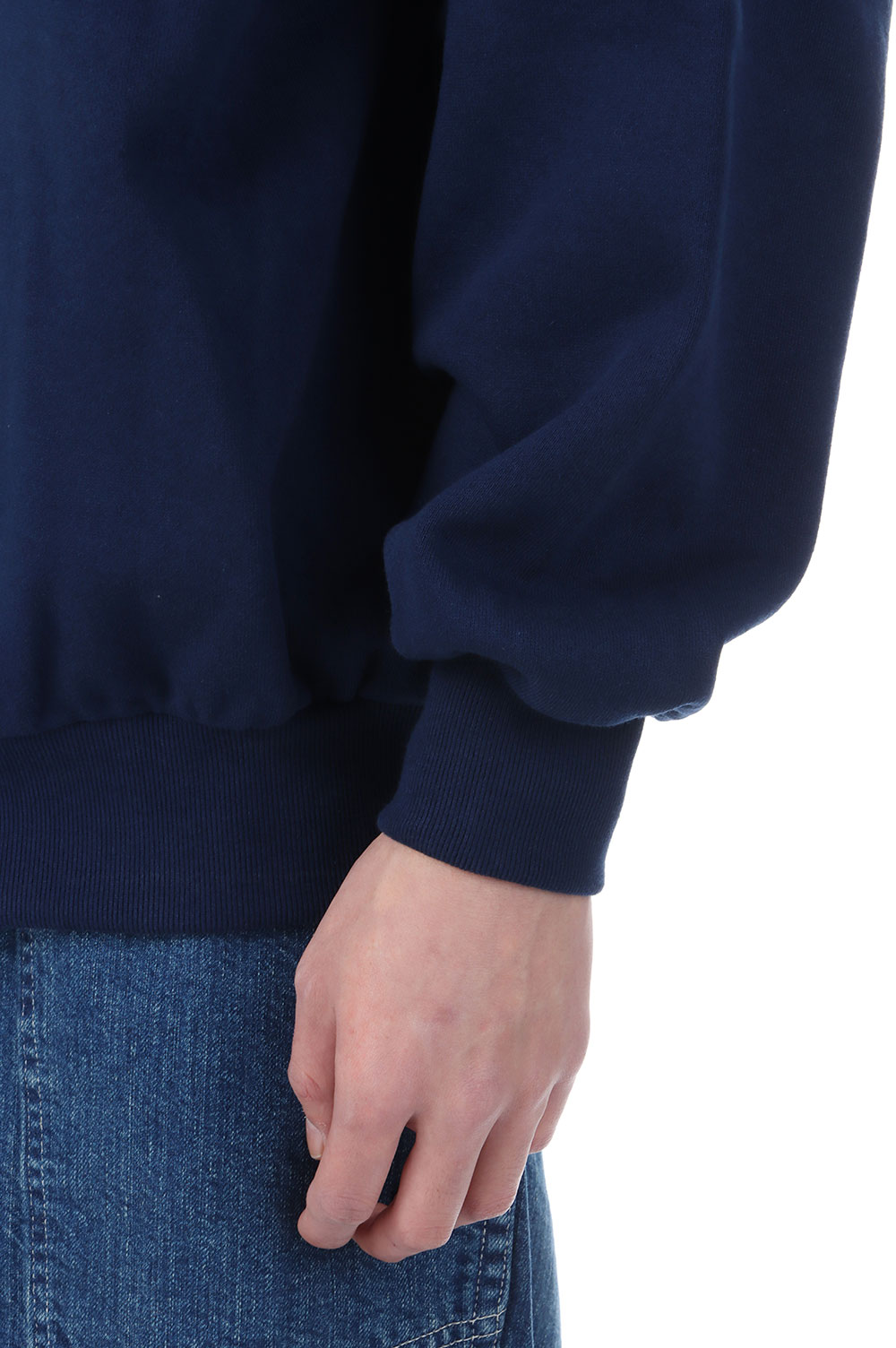 Additional Collection 】VORTEX CREW NECK - NAVY (252ATDS-CNM01S