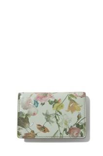 Card Holder Slim 2-Flower washed out white(S55UI0203-P8979-HB353)