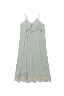 Satin Lace Dress - MINT (12610317)