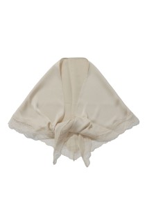 Satin Lace Scarf - IVORY (12611027)