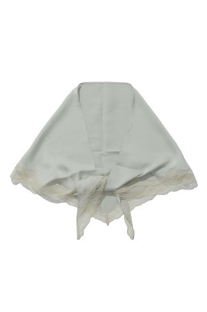 Satin Lace Scarf - MINT (12611027)