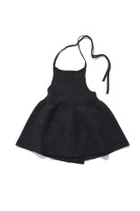 Halterneck Peplum Knit - INDIGO (12610534)