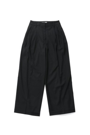Lightweight Tuck Trousers - BLACK (12610723)