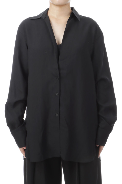 Silky Skipper Shirts - BLACK (12620403) | セレクトショップ