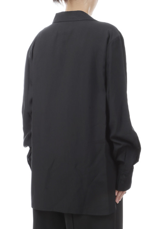Silky Skipper Shirts - BLACK (12620403) | セレクトショップ