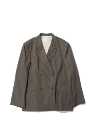 Twill Double Jacket - GRAY BEIGE (12620103)