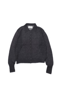 Soft Mohair Cardigan - INDIGO (12620507)