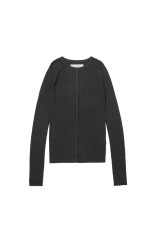 Silkwool Knit Cardigan - DARK BROWN (12620501)
