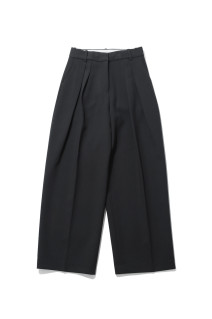 Bonding Wide Trousers - CHARCOAL GRAY (12620702)
