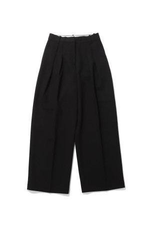 Bonding Wide Trousers - BLACK (12620702)
