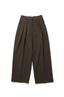 Bonding Wide Trousers - M/GREEN (12620702)