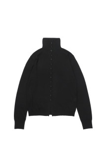 Turtleneck Button Knit - CHARCOAL GRAY (12620510)