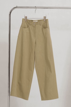Cottontwill Cocoon Pants - BEIGE (12620704)