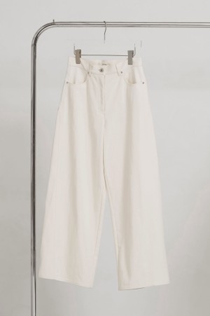 Cottontwill Cocoon Pants - ECRU (12620704)
