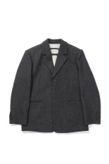 Wool100% Over Jacket - CHARCOAL GRAY (12620105)