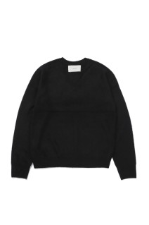 Woolcashmere Vneck Knit - CHARCOAL GRAY (12620508)