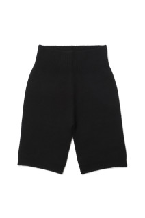 Seamless Knit Half Leggings  -CHARCOAL GRAY(12620706)