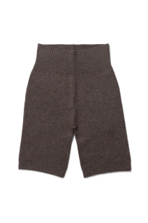 Seamless Knit Half Leggings  -CHARCOAL GRAY(12620706)