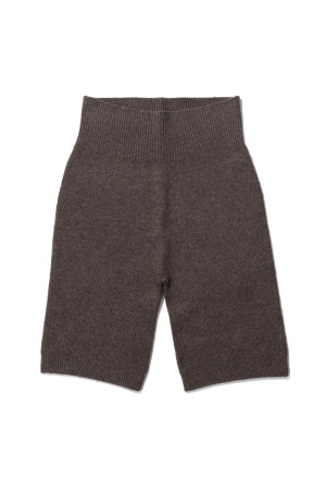 Seamless Knit Half Leggings  -MOCA (12620706)