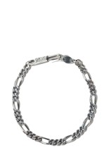 Figaro Chain Bracelet/Silver(RX-609)