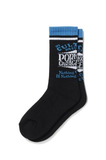 WAVE LOGO SOX / BLACK
