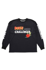 L/S DRY DICE TEE / BLACK (CLG-DICE 026-001)