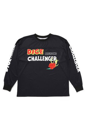 L/S DRY DICE TEE / BLACK (CLG-DICE 026-001)