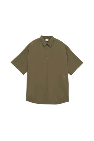 OVERSIZED SS SHIRT - 81 Loden Green (638057)*
