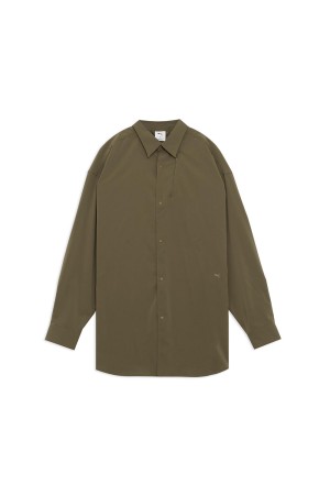OVERSIZED LS SHIRT - 81 Loden Green (638058)*