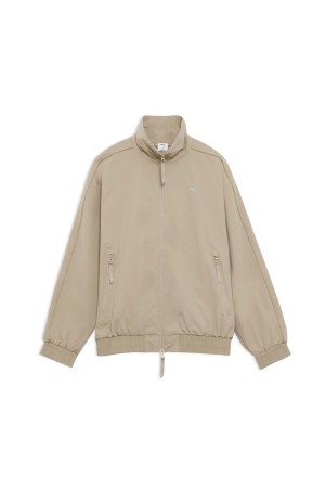 STAND COLLAR JACKET - 55 Ice Coffee (638059)*