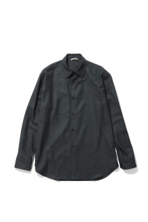 SUPER LIGHT WOOL SHIRT - TOP CHARCOAL (A26AS04OS)