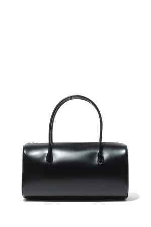 LEATHER BOSTON BAG MADE BY AETA - BLACK (A26AB05AE)