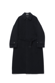 SUPER FINE WOOL MOSSER SOUTIEN COLLAR COAT - TOP BROWN (A26AC03WM)